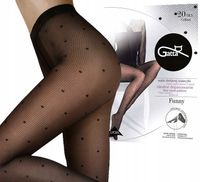 Rajstopy damskie w kropki Funny 05 GATTA 4-L