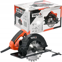 YATO PILARKA PIŁA ELEKTYCZNA TARCZOWA DO DREWNA 185MM 1500W 0-45° + TARCZA
