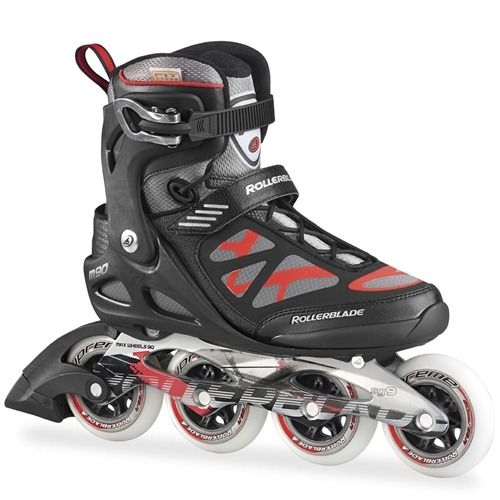 Rolki Rollerblade Macroblade 80 black - red  - r. 44 na Arena.pl