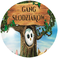 Opłatek na tort Gang Słodziaków