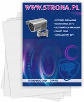 Ulotki A4 reklamowe firmowe 1000szt wiele wzorów SYSTEMY ALARMOWE