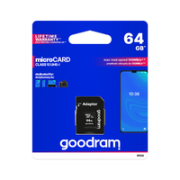 Goodram karta pamięci microSD 64 GB Class 10 UHS-I Adapter SD