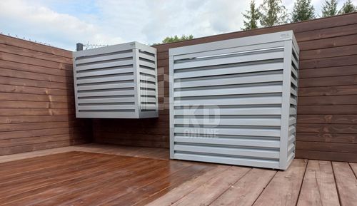 Osłona klimatyzatora - pompy ciepła 70x40x130 cm biały TKD160 na Arena.pl