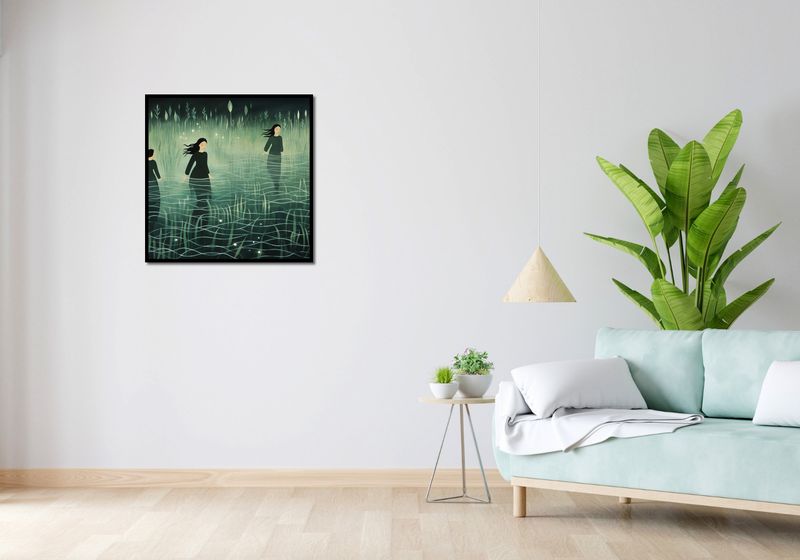 Plakat 70x70cm Pośród Ciszy zdjęcie 4