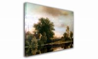 OBRAZ NA PŁÓTNIE 110 Wieś 60x40cm