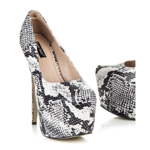 Szpilki Na Platformie Snake Print r.38 na Arena.pl