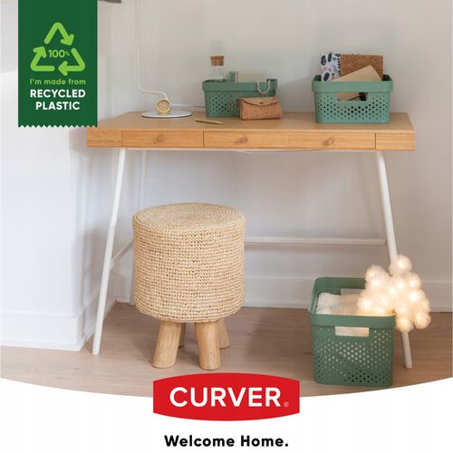 Curver Pojemnik Pudełko Ażurowe Eko 17 L Zielony na Arena.pl