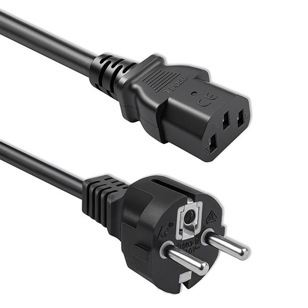 Qoltec kabel zasilający Schuko-IEC C13 3m zdjęcie 1