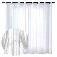 GOTOWA FIRANA NA PRZELOTKACH WOAL BIAŁA 200X250 FIRANKA DO SALONU