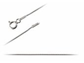 Srebrny łańcuszek linka 45 cm o okrągłym przekroju srebro 925 FL169
