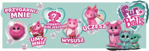 Maskotka Fur Balls Pink na Arena.pl