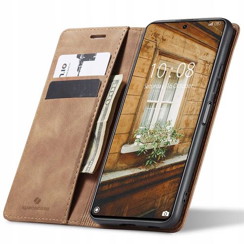 Spacecase Wallet Mi 10T Lite Light Brown na Arena.pl