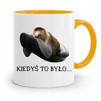 Kubek Żółty Nosacz Janusz Kiedyś To Było Prezent Z Nadrukiem Ze Zdjęciem