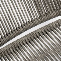 ZESTAW MEBLI OGRODOWYCH MEBLE OGRODOWE NA BALKON TARAS 2x KRZESŁO STOLIK