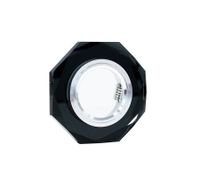 Oprawa Sufitowa Szklana Halogena Gu10, Mr16 Czarna Romb