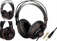 SŁUCHAWKI NAUSZNE Z ETUI POKROWCEM DO GIER FILMÓW WYGODNE STYDYJNE MOCNE