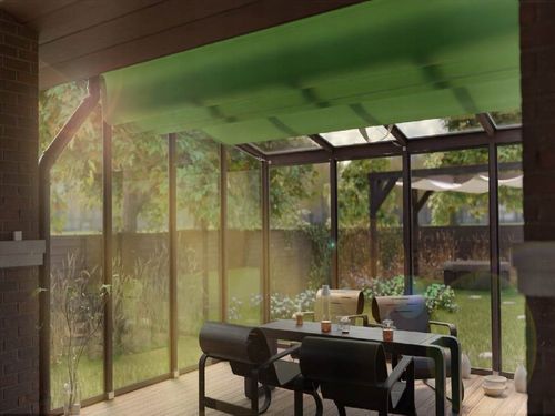 OSŁONA ZACIENIAJĄCA ROLETA PRZECIWSŁONECZNA DO OGRODU ZIMOWEGO NA WYMIAR na Arena.pl