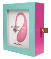 adrien lastic palpitation rożowe jajeczko aplikacja bluetooth 18cm