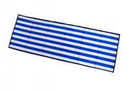 Mata na plaże kamieniste Malatec 10065 190 x 66 cm niebiesko-biała