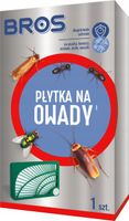 4x BROS PŁYTKA NA OWADY - MUCHY KOMARY MRÓWKI MOLE