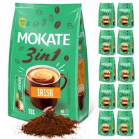 Kawa Rozpuszczalna Instant Napój Kawowy 3in1 3w1 Irish Coffe Mokate 10szt