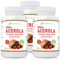 ACEROLA 250mg Naturalna Witamina C DO SSANIA 3x120