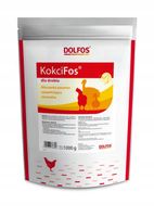 Dolmix Kokcifos dla drobiu na kokcydia Dolfos 1kg Drób Kura Kurczak