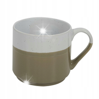 Ceramiczny KUBEK Jumelle 330 ml STYL JAPANDI khaki