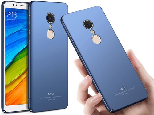 Etui MSVII Thin Case Xiaomi Redmi 5 Plus niebieskie na Arena.pl