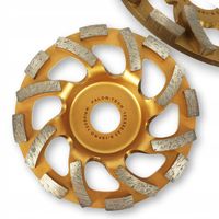 TARCZA DIAMENTOWA GARNKOWA 125MM DO SZLIFOWANIA BETONU PŁYTEK CEGŁY