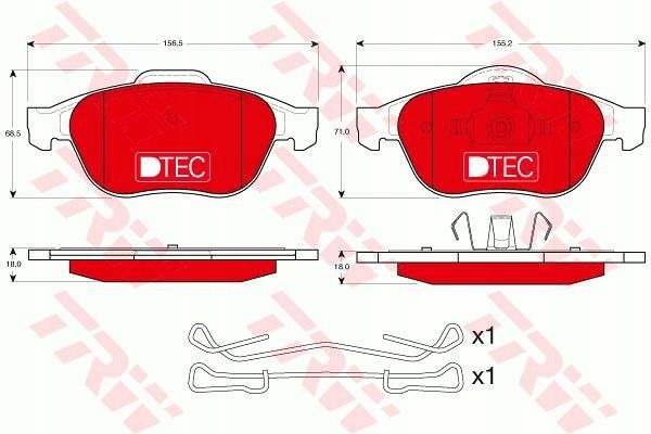 TRW Tarcza hamulcowa przód DF4260S zdjęcie 9