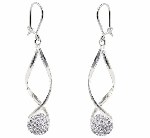 KOMPLET SREBRNY BIŻUTERII 925 DAMSKI Z CYRKONIAMI SWAROVSKI + GRAWER GRATIS na Arena.pl