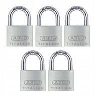 ZESTAW 5 KŁÓDEK ABUS TITALIUM 64TI/30 SYSTEM JEDNEGO KLUCZA