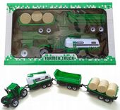 ZESTAW TRAKTOR PRZYCZEPA BELE SIANA CYSTERNA FARM