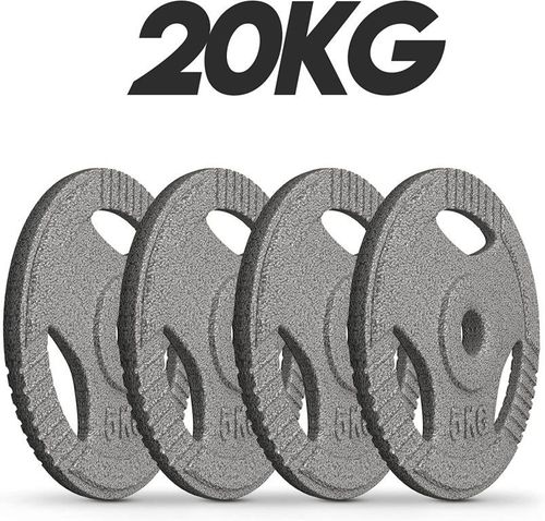 PHYSIONICS Zestaw obciążeń 4 x 5 kg, żeliwo, 31 mm na Arena.pl