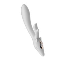 wibrator- vibrator silicone 2*8 vibration function white