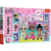 Urocze puzzle dla dzieci z laleczkami LOL Surprise – Trefl 100 elementów