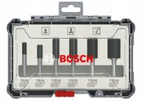 ZESTAW FREZÓW 6 SZT UCHWYT 6MM 2607017465 BOSCH