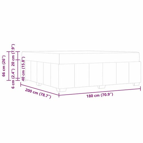 Ramka łóżka z materacem ciemno szary 180 x 200 cm tkanina na Arena.pl