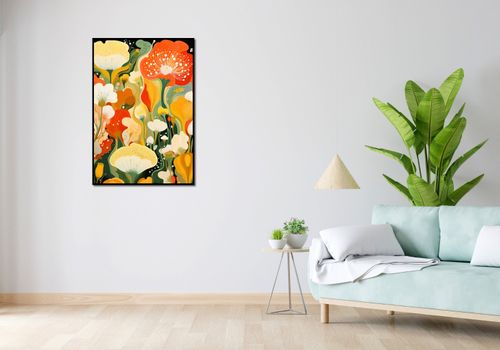 Plakat 68x98cm Kwiatowy Raj na Arena.pl