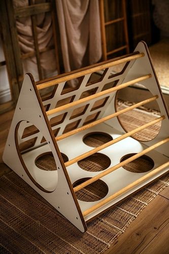 Trójkąt wspinaczkowy dla dzieci drewniany GUGI Certyfikowany na Arena.pl