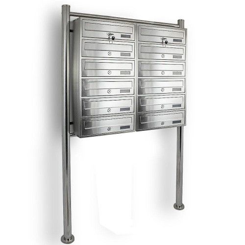 ZEWNĘTRZNA SKRZYNKA LOKATORSKA STAL NIERDZEWNA Z ZAMKIEM na Arena.pl