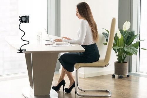 UNIWERSALNY UCHWYT NA TELEFON kamerę 360 PAŁĄK Z KLIPSEM DO BLATU Webski na Arena.pl