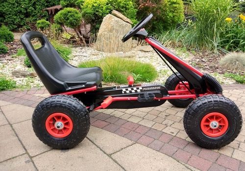 Gokart Czerwony A-15 Pompowane Koła na Arena.pl