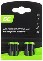 4x Akumulatorki Paluszki GC AAA R3 950mAh Ni-MH Baterie do myszki