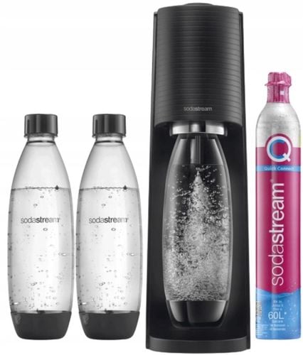 SODASTREAM Terra saturator do wody gazowanej CZARNY + 2 butelki + na Arena.pl