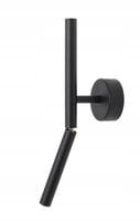 Lampa ścienna, kinkiet czarny do sypialni salonu regulowany loft STICK ALL