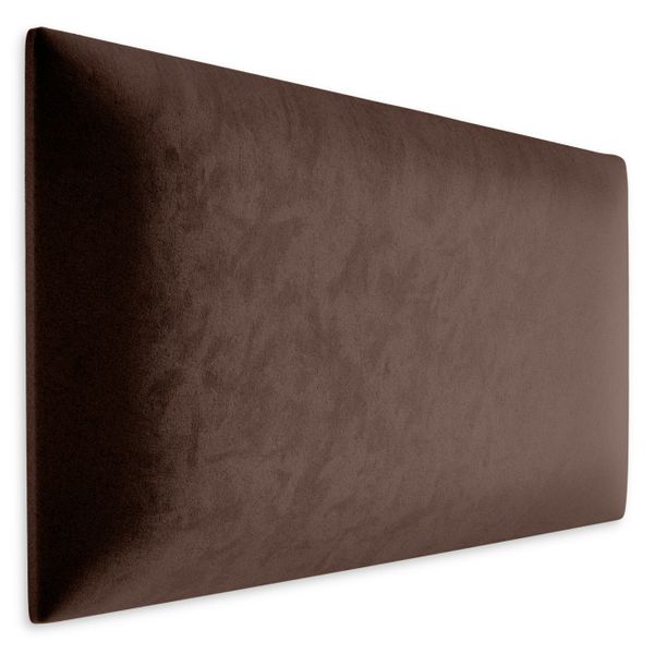 TAPICEROWANY PANEL ŚCIENNY BRĄZOWY 3D WEZGŁOWIE 60cm x 30cm zdjęcie 1