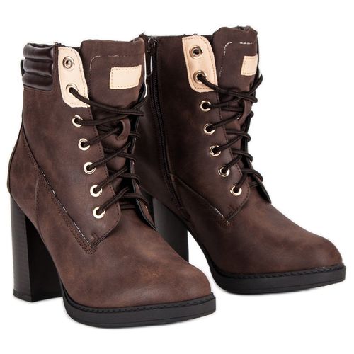 Brązowe botki workery r.38 na Arena.pl