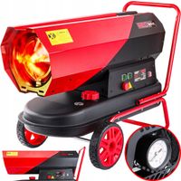 NAGRZEWNICA OLEJOWA 40 KW SPALINOWA DMUCHAWA + TERMOSTAT LCD GRZEJNIK PIEC